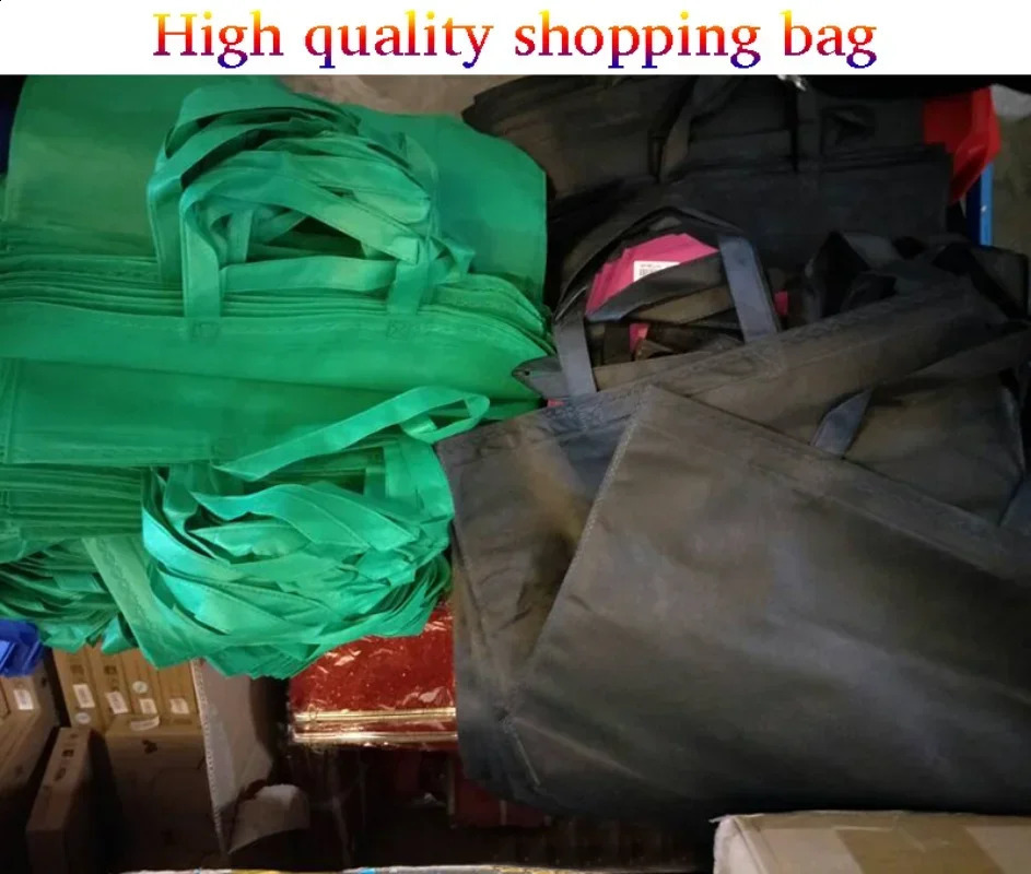 Women Foldable Shopping Bag Reusable Eco Large Handbag Fabric Nonwoven Shoulder Bags Tote Grocery Pouch 240925
