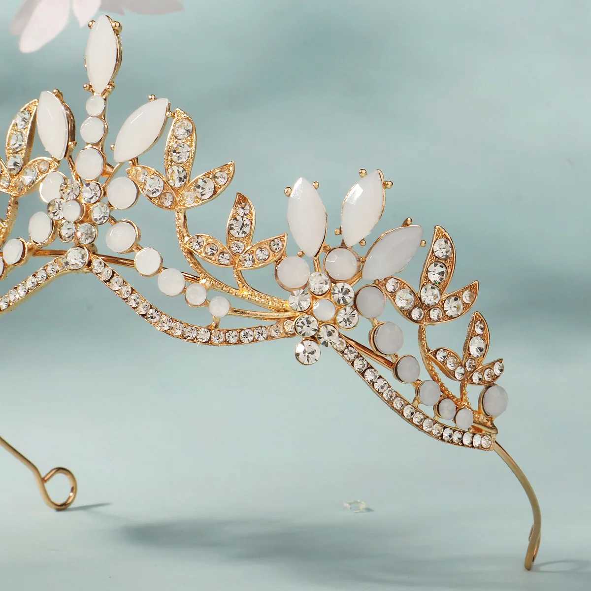 Miaolo Fashion Alloy Crystal Princess Crown Party Jewelry Hair Accessories Luxury Metal Hair Band Wedding Bridal Headwear W241007