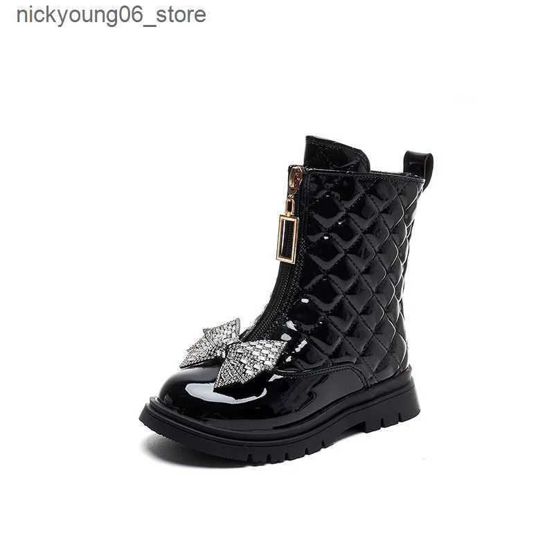 Boots Baby Girl Shoe 2023 Children Boots Fashion Girl Princess Short Boot Toddler Boot Kid Shoe for Girl Botas Para Nia Zapatos Nia L240910