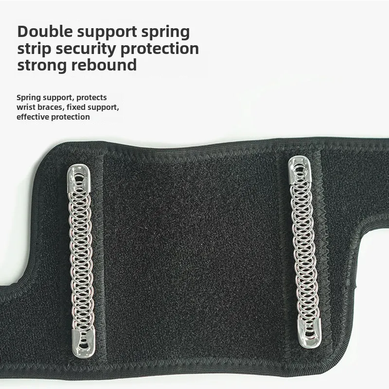 Breathable Dual Support Sports Wrist Guard - Pressurized Fitness Protector with Thin Design
