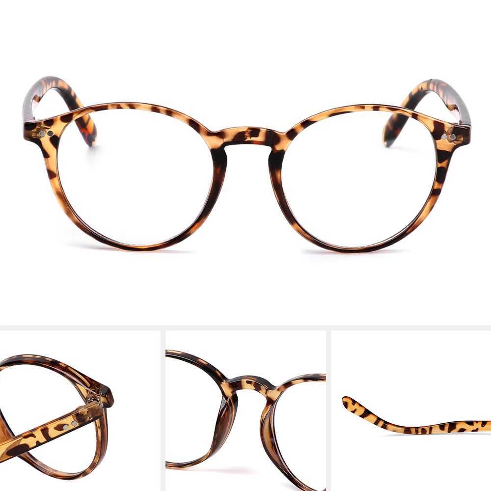 Anti Blue Light Glasses Retro Ultralight Round Frame For Women Men Optical Spectacles Blocking Gaming Filter GlassesX241008