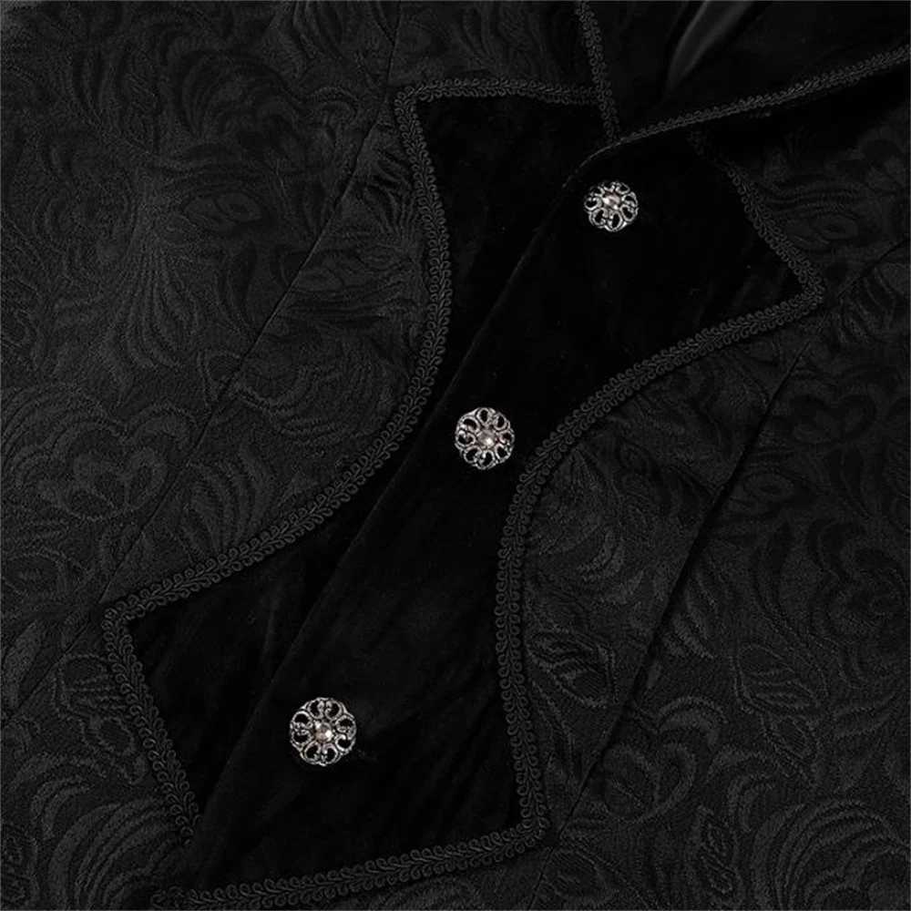 Halloween Coat Mens Medieval Gothic Role Playing Costume Evening Dress Jacket Carnival Party Steampunk Retro Windproof Coat W241007