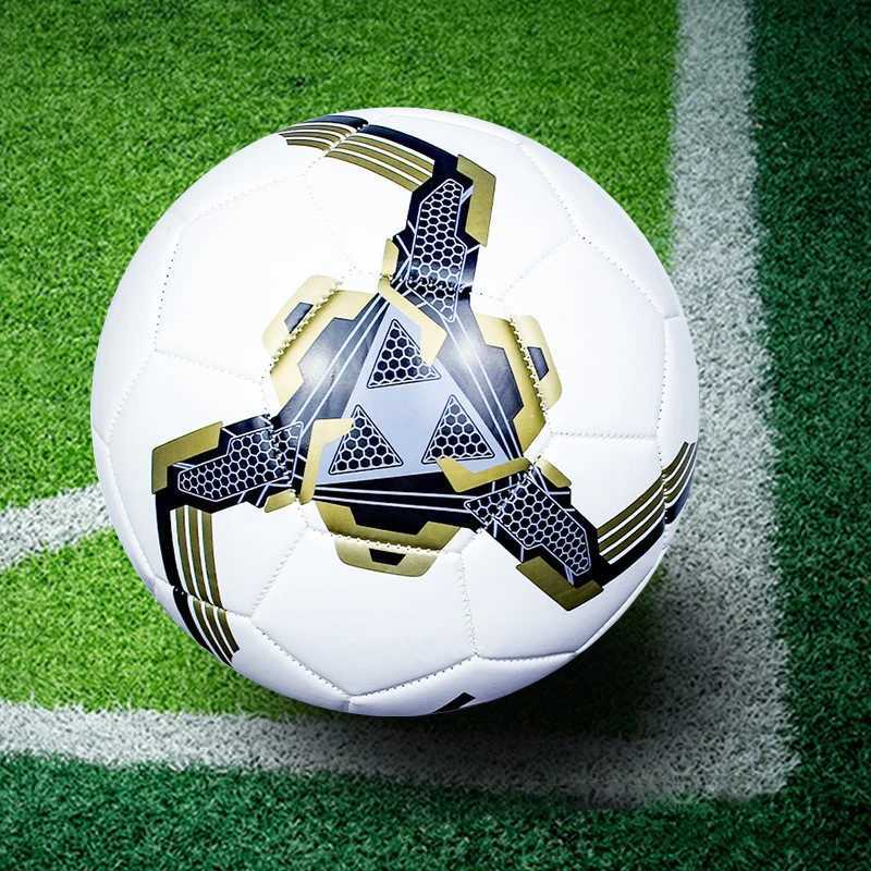 1 piece of football 5 adult football PVC machine sewn PU outdoor football training wear-resistant football ball (sending cylinder)W241008