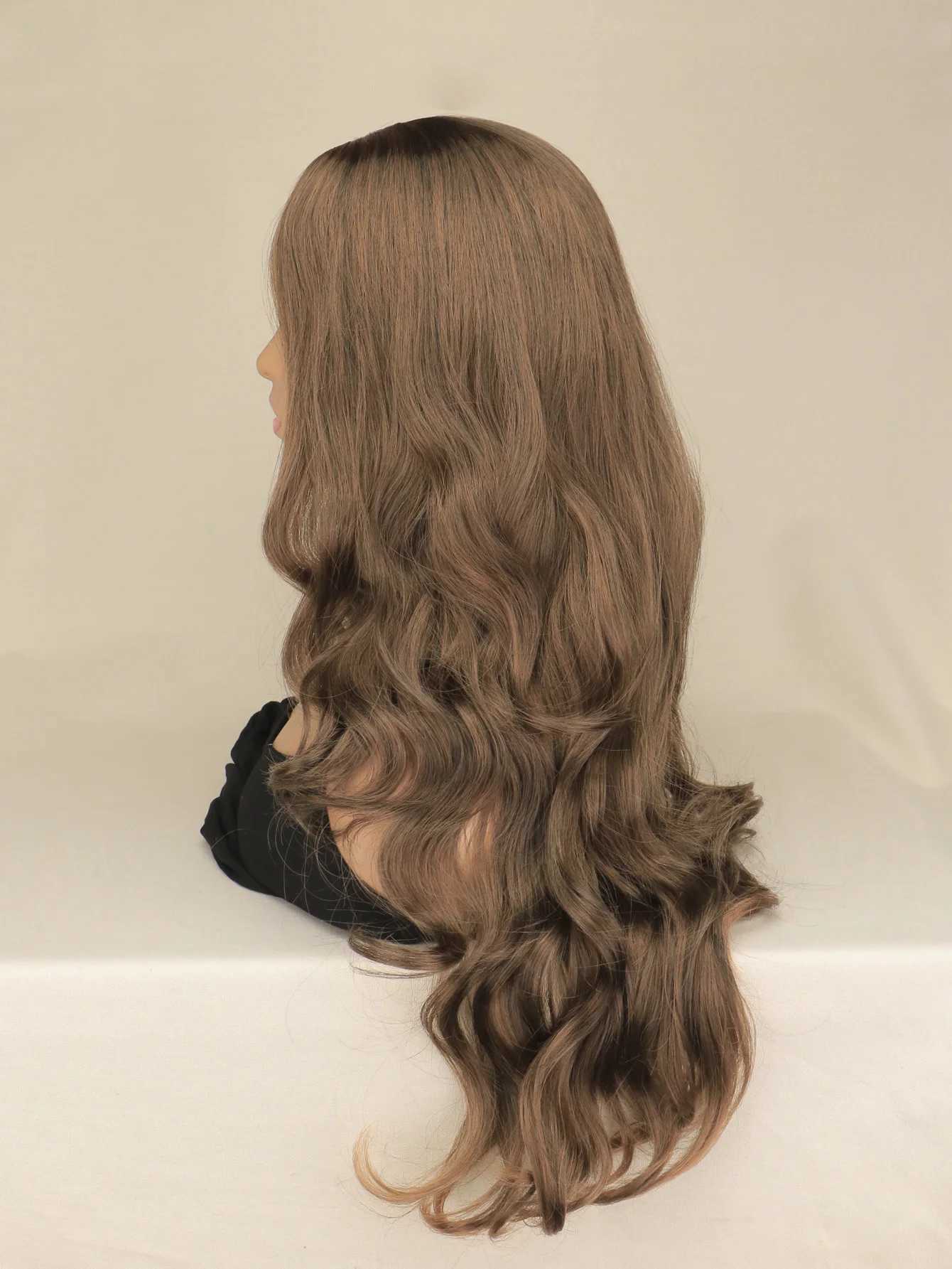 Long Black Brown Cosplay Wigs Curly Halloween Costumes Women Long Wavy Womans Color Synthetic Hairs Natural Party WigsXJ241008