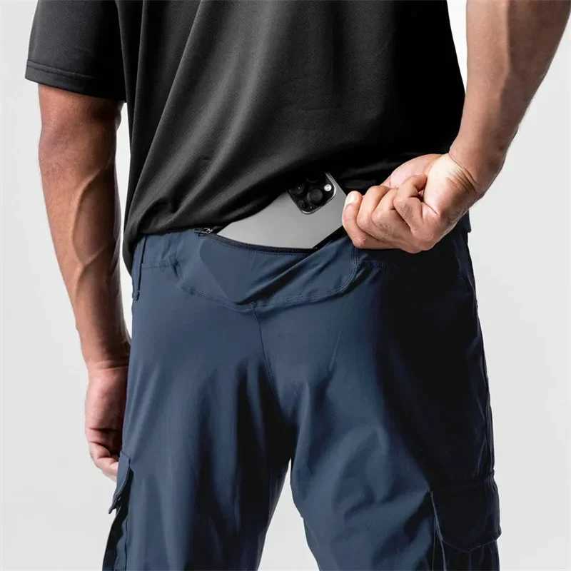 newest Men Sports Pants Fitness Thin Loose Fast Dry Elastic jogging trousers Running outdoor Training Pants Mens sweatpantsX241008