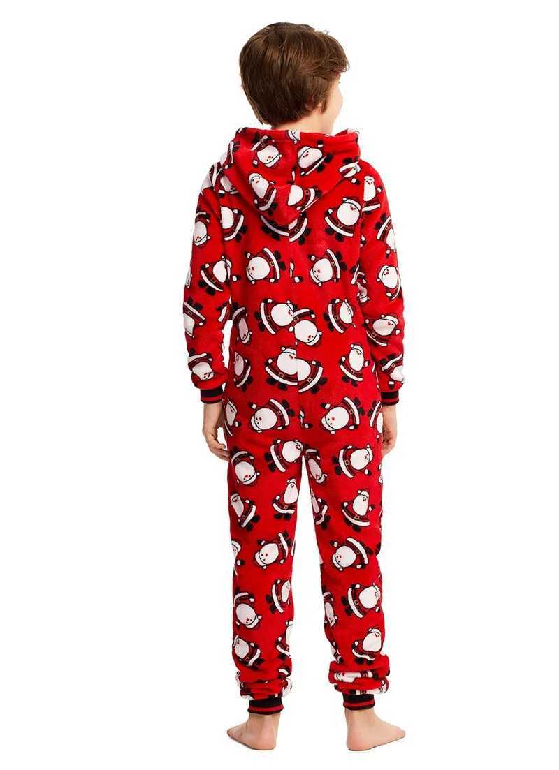 Blotona Christmas Family Matching Clothing Christmas Party Club Pajama Set Womens Childrens Pajama jumpsuit PJ Set W241008