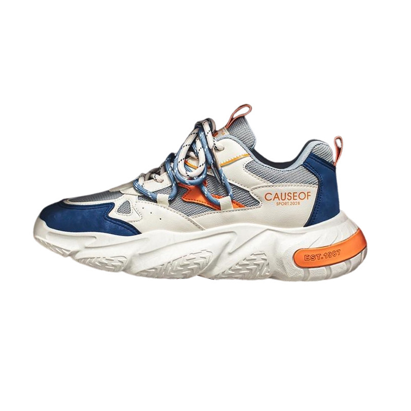 Men's 2024 Trend Casual Sneakers: Versatile Thick Sole Autumn Sports Shoes dh5727163