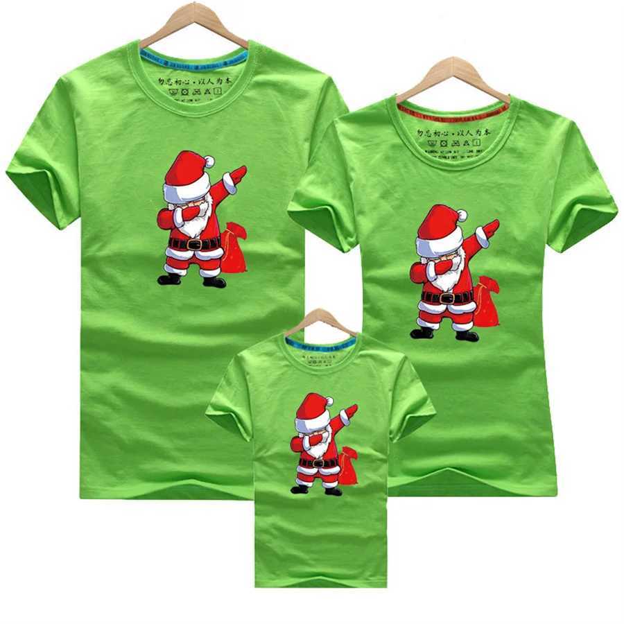 Christmas Family TSH irt Matching Clothing Fun New Christmas Mom Dad Child Me Baby Clothing Mom Daughter Son Girl Boy Clothing W241008