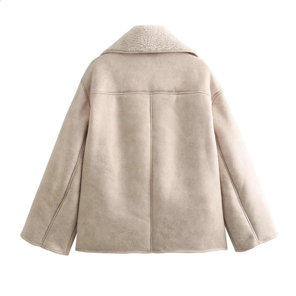 PB ZA Autumn Womens Clothing Fashion Warm and Slim fit Casual Jacket 241007