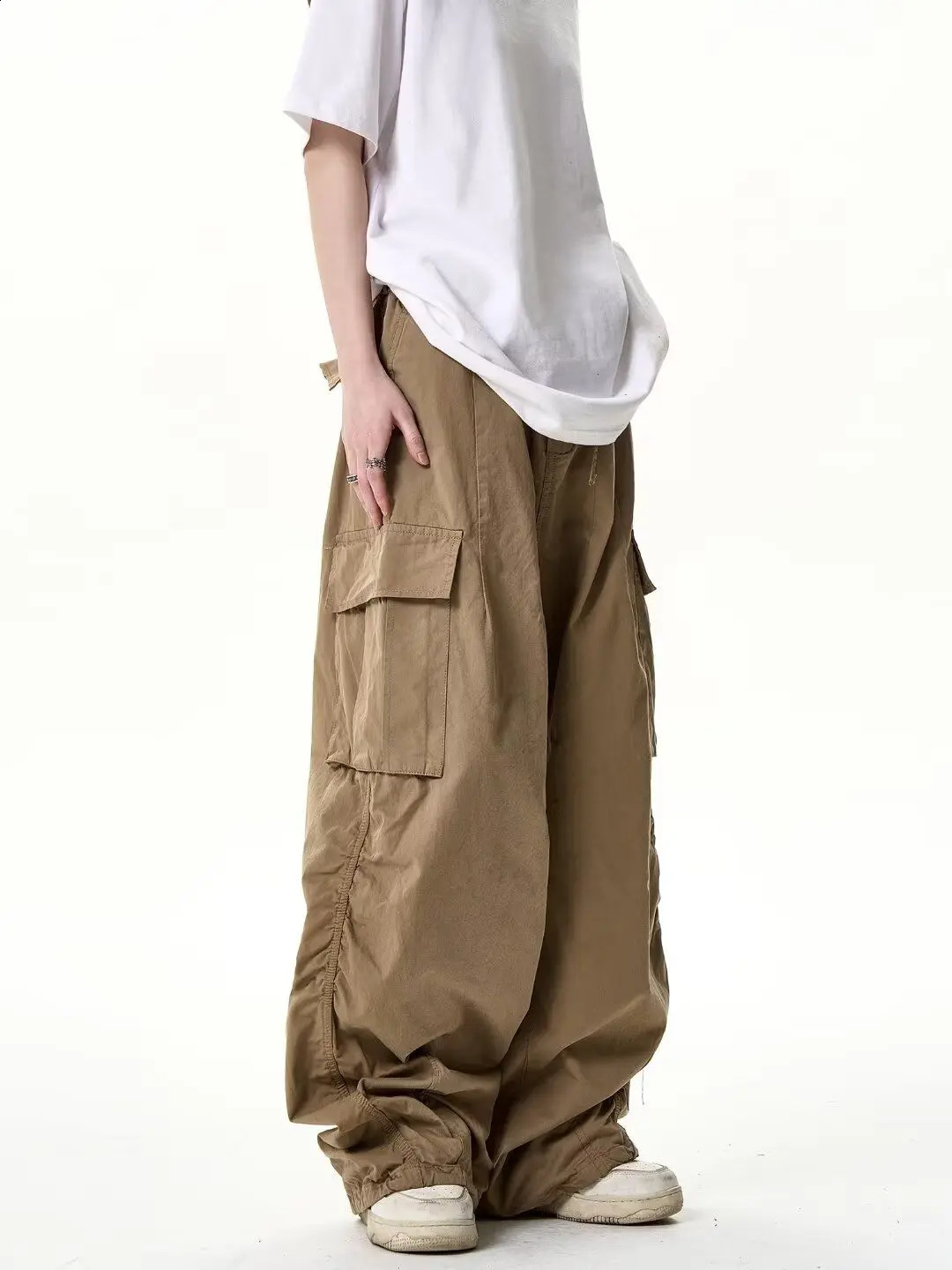High Street Hip Hop Street Personalized Straight Leg Trendy Mens and Womens Loose Casual Pants 240930