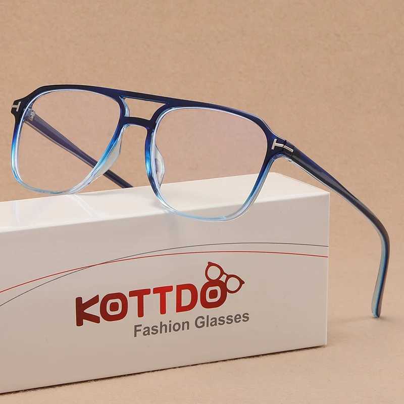 Women Anti Blue Light Glasses Large Frame Optical Eyeglasses Trend Transparent Computer Tablet Men Game Comfortable EyewearX241008