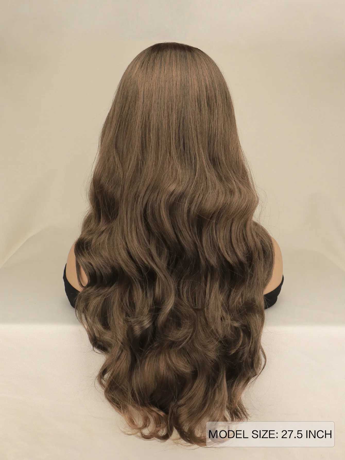 Long Black Brown Cosplay Wigs Curly Halloween Costumes Women Long Wavy Womans Color Synthetic Hairs Natural Party WigsXJ241008