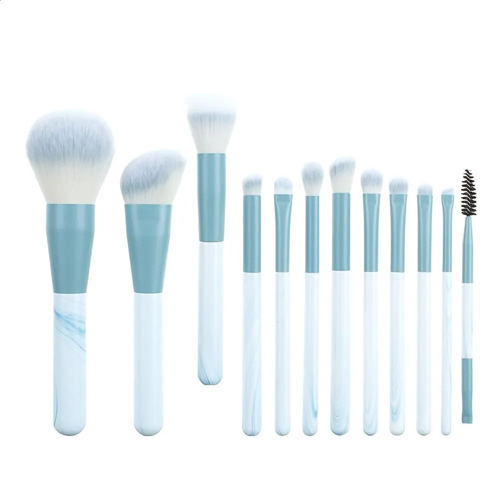 12 pieces of soft cosmetic brush set used for cosmetics beauty foundation powder blusher eye shadow concealer mixed cosmetic brush 241008