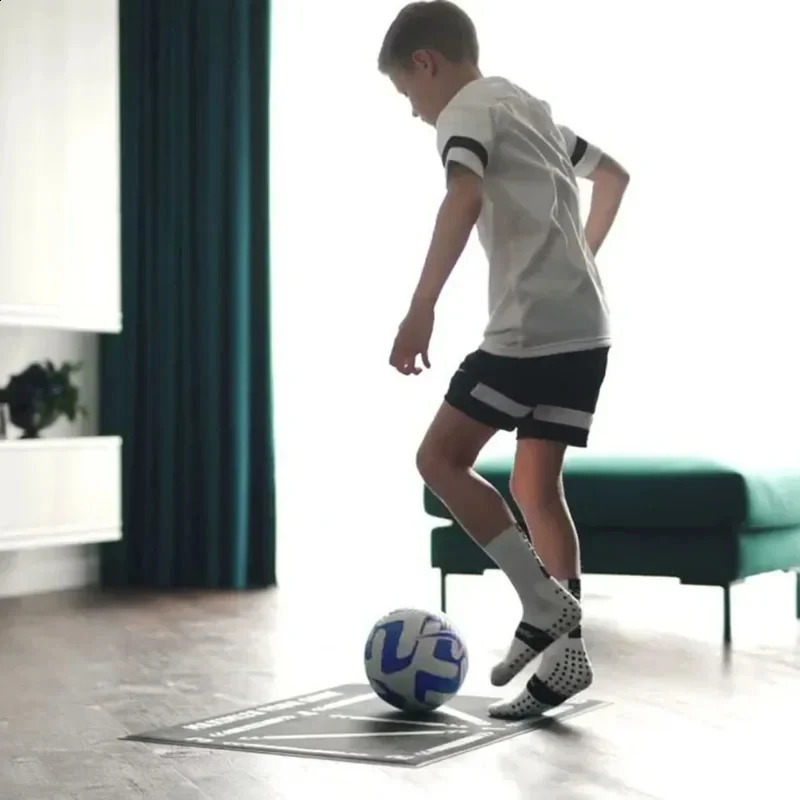 90cm Football Training Mat Durable Anti slip Foldable Dribble for Children and Adults Indoor Equipment 241008