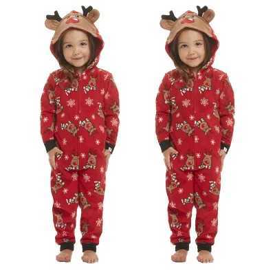Christmas matching family clothing father son jumpsuit baby mother daughter clothing family appearance jumpsuit pajamas W241008