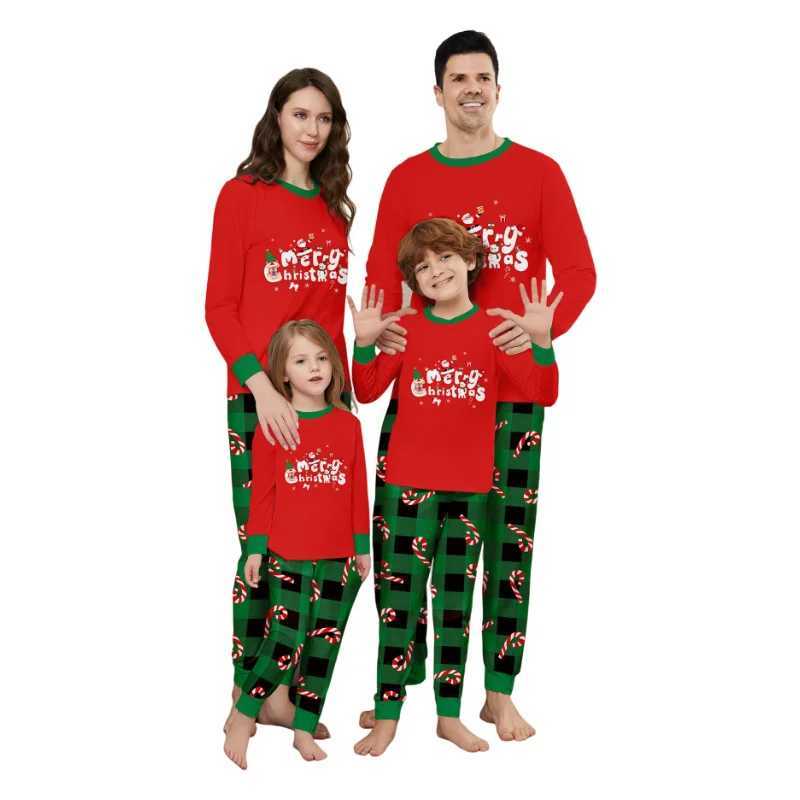 2025 Christmas Matching Set Family Pajama Set Christmas Father Daughter Family Appearance Clothing Adult Childrens Pajamas W241008