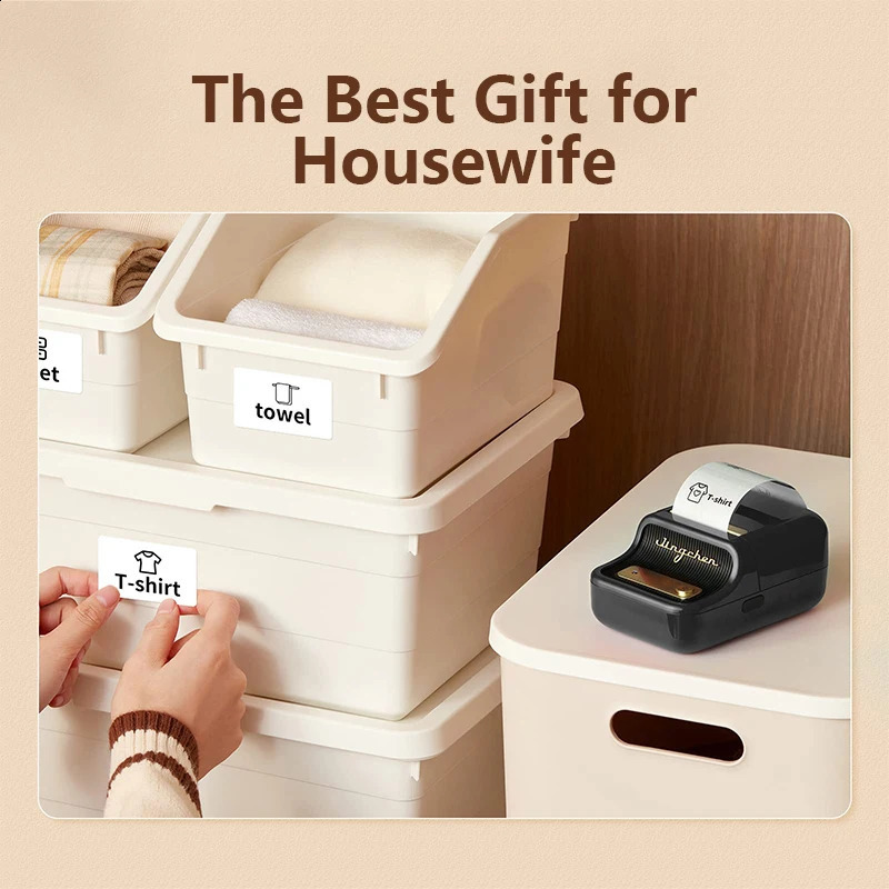 Niimbot B21 self-adhesive label printer sticker Bluetooth mini portable label printer 240929