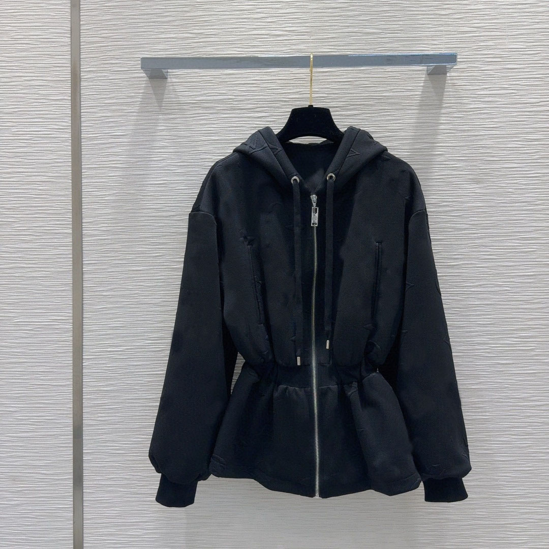 Mens Womens White Full Logo Jackets Letter Gray Hoodies Zip Up Shrink-waist Hoodie Jacket 30968#