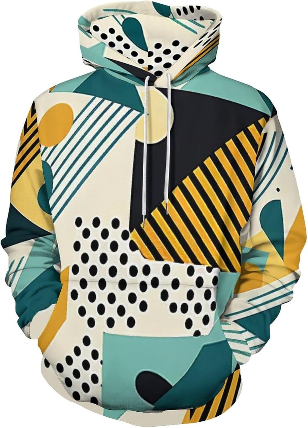 Hoodie for Mens Womens Novelty Tie Dyed Hoodie Vintage Art Sun Abstract Pattern Long Sleeve Sweatshirt Hoodie Graphic Hoodies sweatshirt Pullover Long
