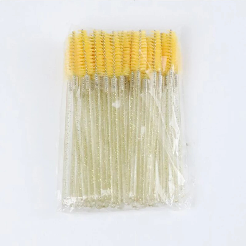 Wholesale eyelash extension crystal eyelash brush disposable eyelash brush and eyelash comb makeup brush 241008