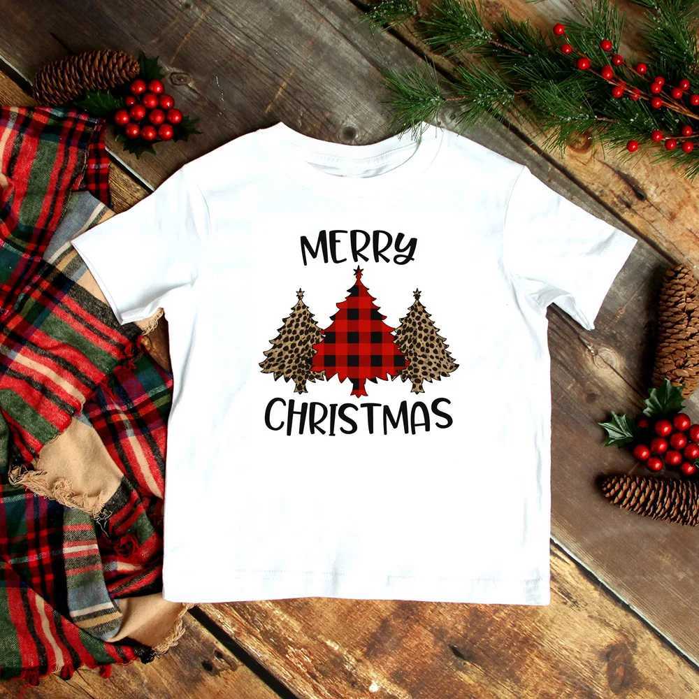Merry Christmas Family Shirts Family Christmas T-shirts Mom and Me T-shirts Family Matching Christmas Clothing W241008