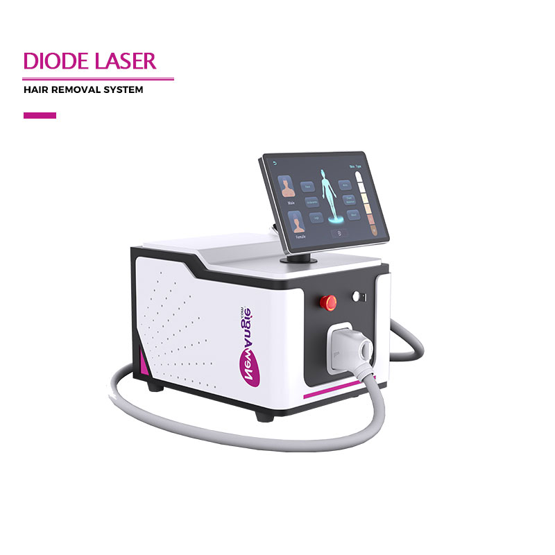 Hot sales 808nm diode laser hair reoval ICE laser painless hair removal skin rejuvenation machine