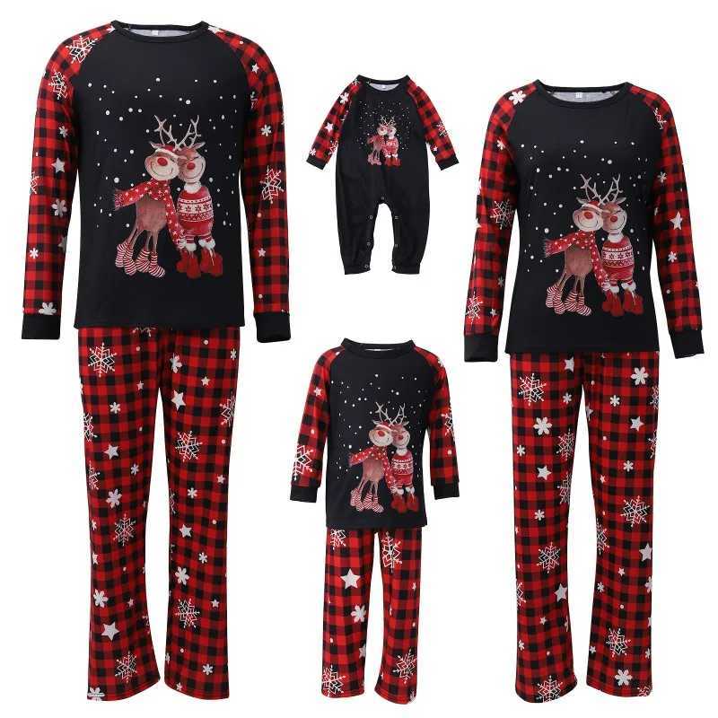 New Christmas Family Pajama Set Matching Family Clothing Couple Family Christmas Clothing Family Appearance Clothing Set W241008
