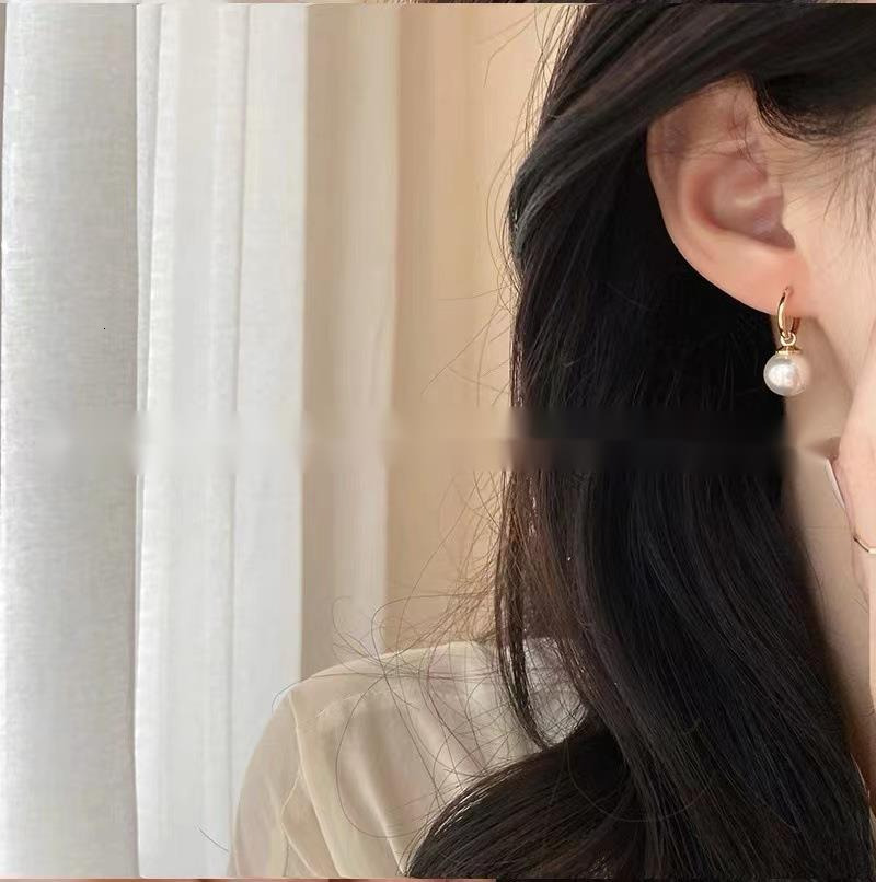 same style pearl women's French earrings, 2024 new earrings