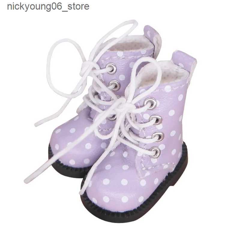 Boots Tilda 1/8 Doll Boots Toy Shoes For Blythe Pullip Doll Mini Winter Leather Boots Shoes for Blyth Accessories for Dolls Toys L240910