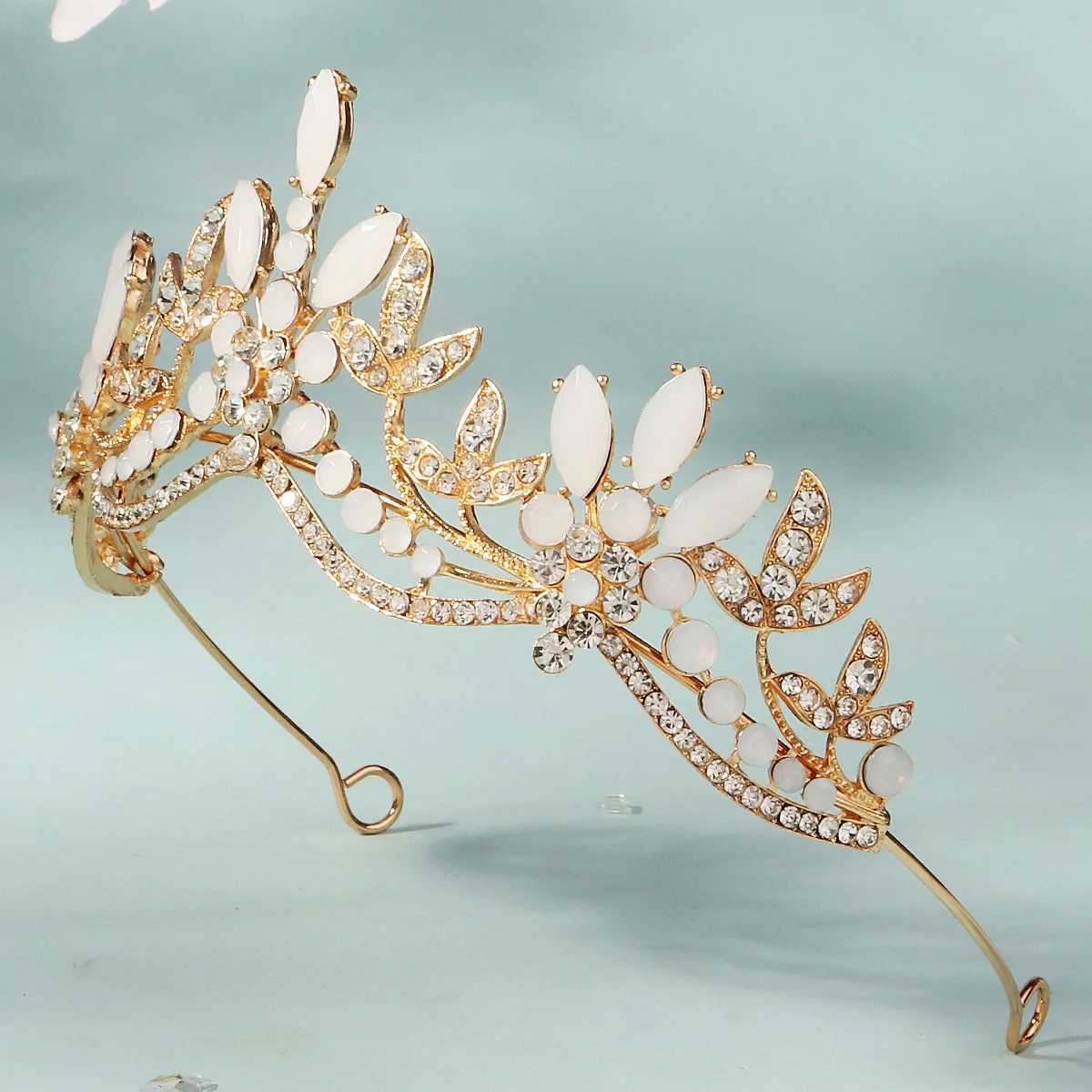 Miaolo Fashion Alloy Crystal Princess Crown Party Jewelry Hair Accessories Luxury Metal Hair Band Wedding Bridal Headwear W241007