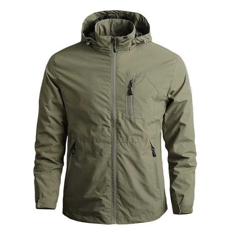 Waterproof Windproof Special Forces Hooded Climbing Coats Camo Spring Autumn Shark Skin Cargo Jackets Unload Thin Jacket MenXJ241008