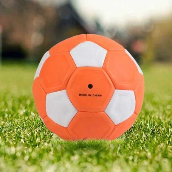 Size 3/4/5 Curve Football Curve Line Leisure Youth Football Orange Football Training Match Football Outdoor FieldW241008