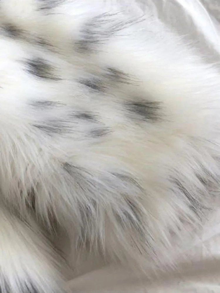 SHENGPALAE Rotating Door Collar Fox Fur Coat Autumn Coat Leopard Pattern Elegant Womens Long Jacket 5C1399 241007
