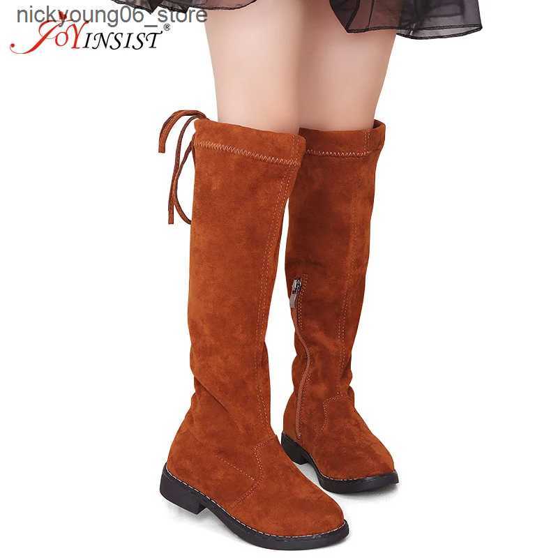 Boots Girls Knee-high Boots Princess Edition Childrens Tall Boots 2024 Children High Kids Shoes Bota Kid L240910