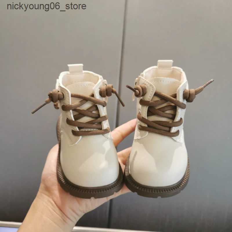 Boots Winter Kid Shoes Plush Thick Short Boot Baby Walking Shoe Baby Shoe Cotton Shoe Girl Shoes Girls Boot Fashion Boots Zapatos Nio L240910