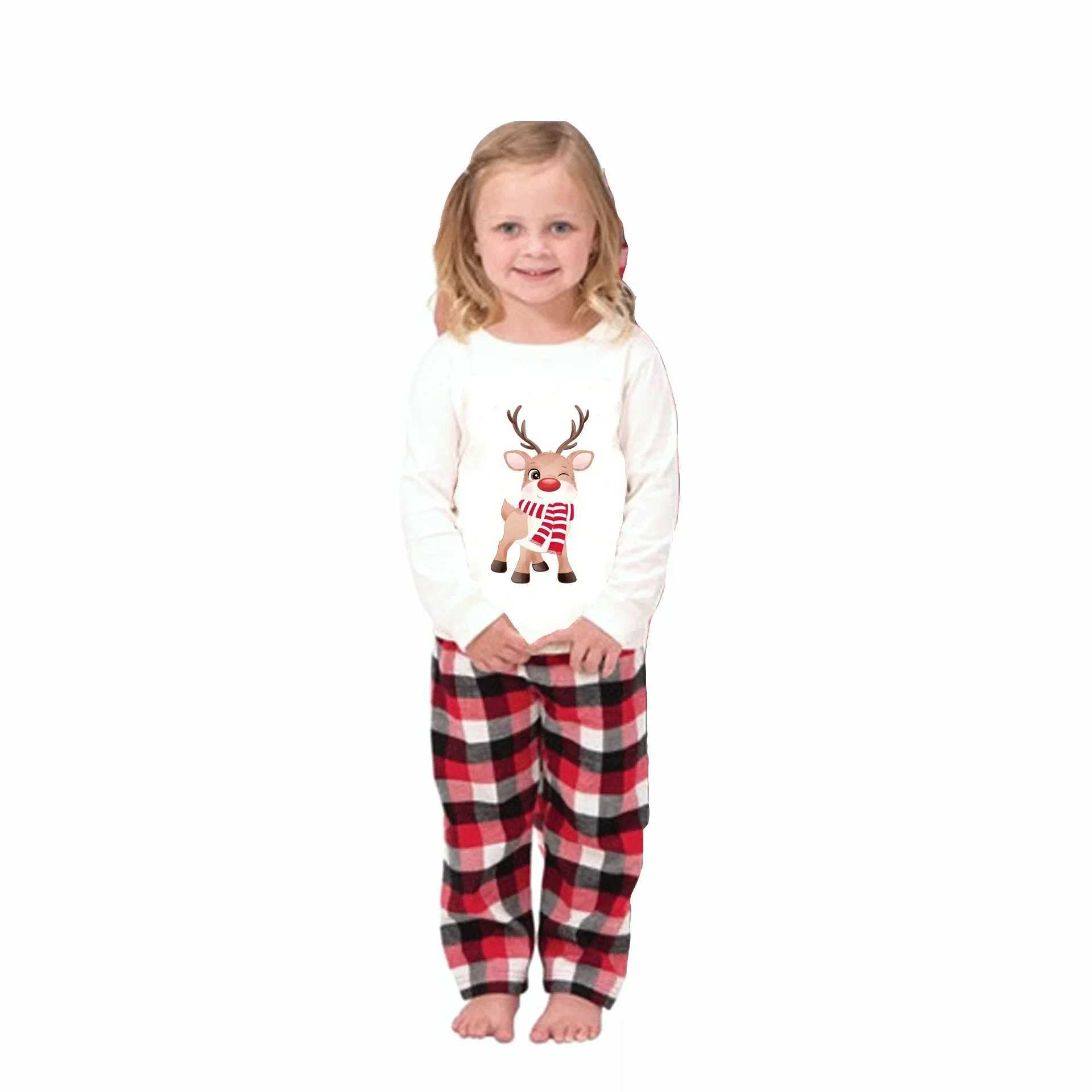 Christmas Camel Printed Pajama Set Suitable for Families Adults and Children Matching Set Cute Soft Clothing Set Baby and Dog Pants Christmas Appearan
