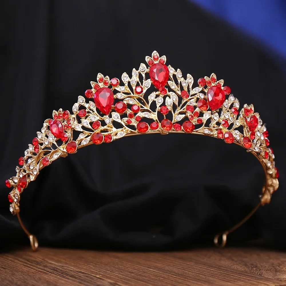 Minimalist Gemstone Crystal Crown Womens Hair Accessories Banquet Rhinestone Tiaras Wedding Jewelry Hair Accessories W241007