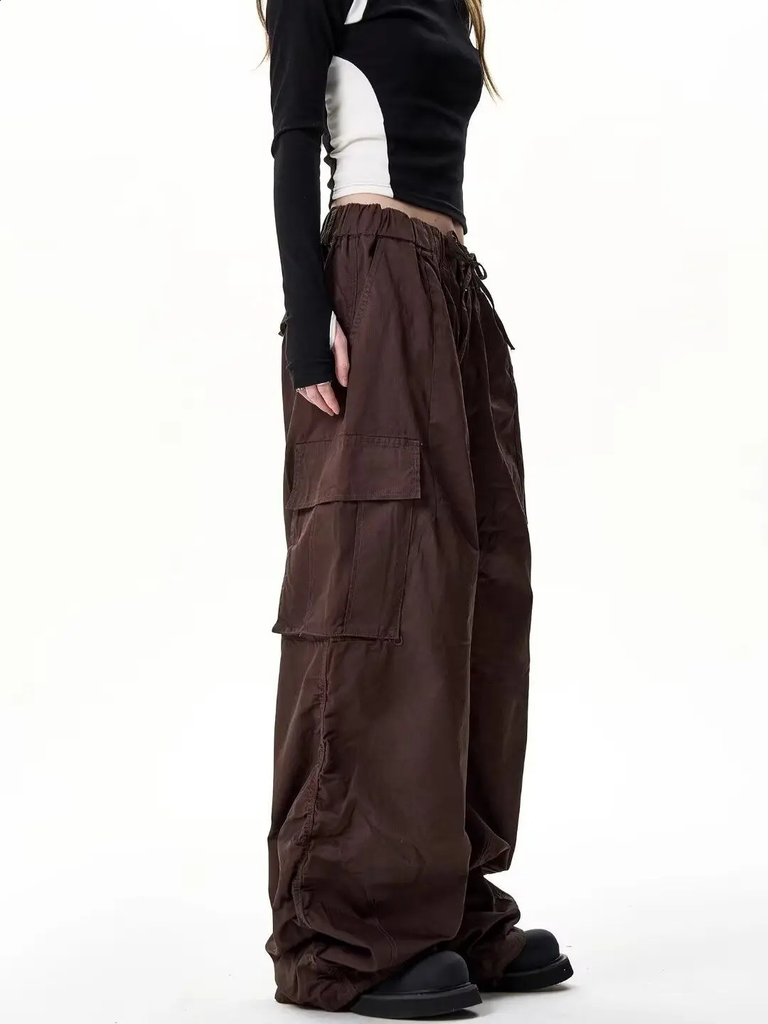 High Street Hip Hop Street Personalized Straight Leg Trendy Mens and Womens Loose Casual Pants 240930