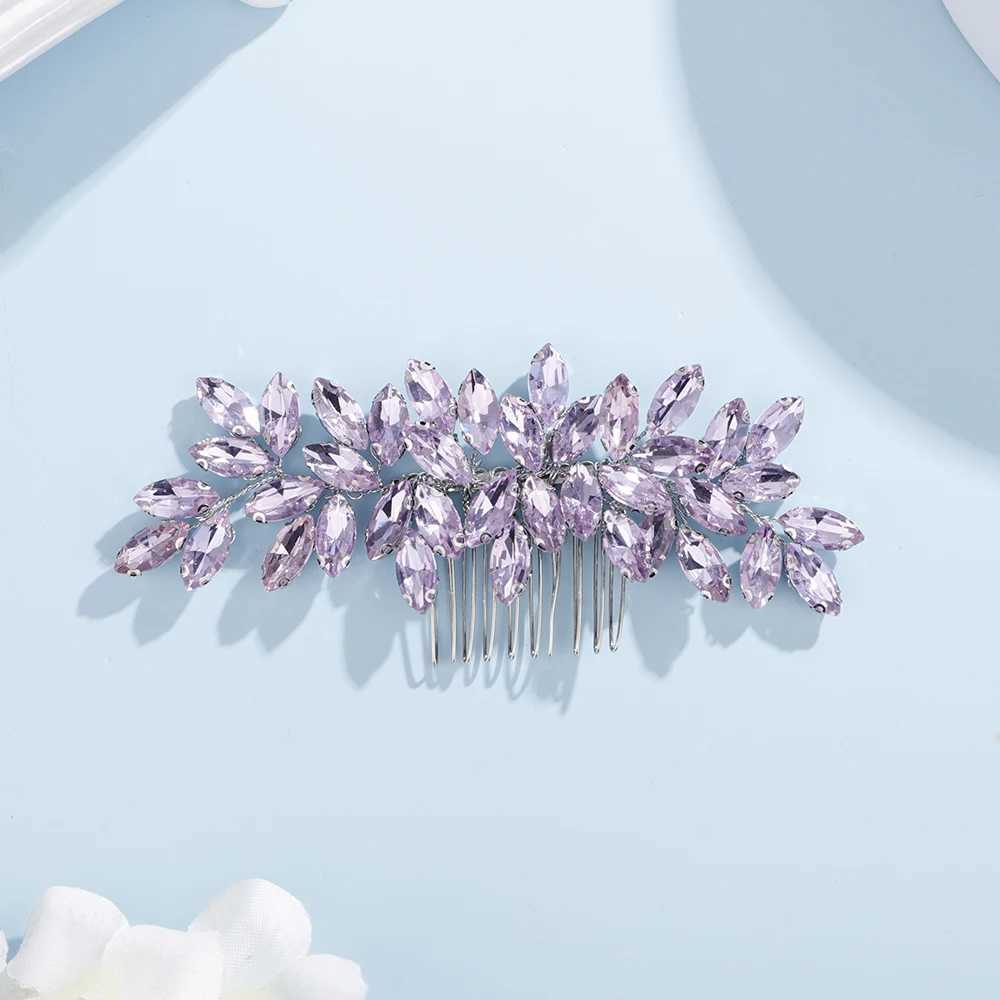 Fashionable rhinestone bridal headpiece 9-color wedding hair accessories womens handmade headpiece party headpiece W241007