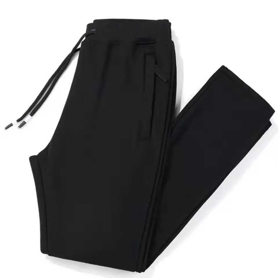 2022 Men Running Gym Pants with Zipper Sports Fitness Jogging Tights Gym Bodybuilding Sweatpants Sport Trousers Male Track PantsX241008