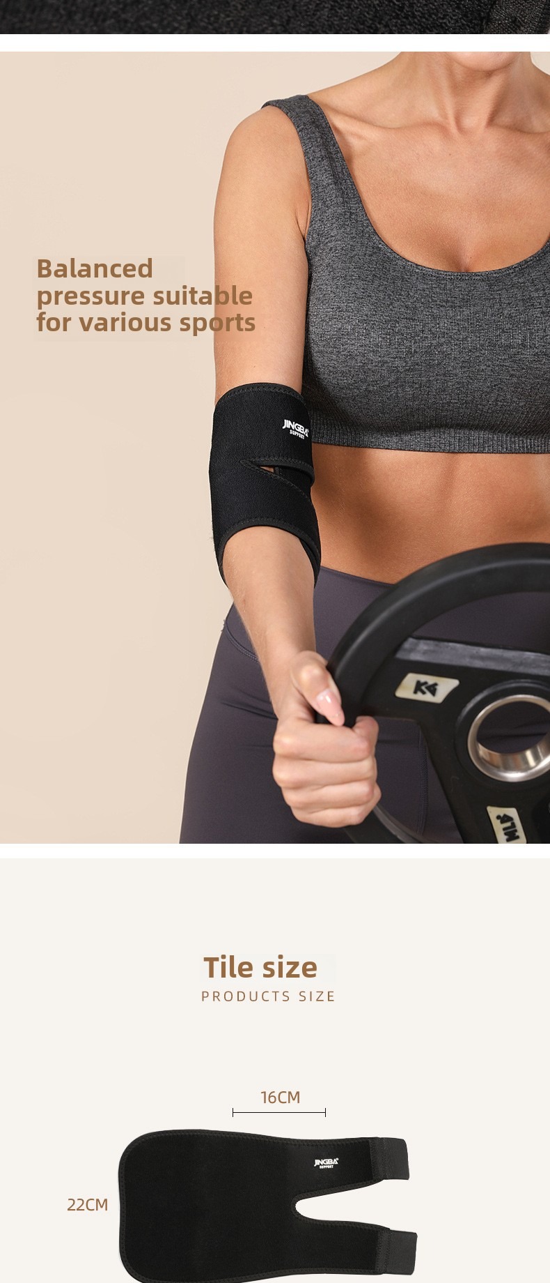 Durable Pressure-Relief Elbow Guard for Tennis, Badminton, Basketball Players