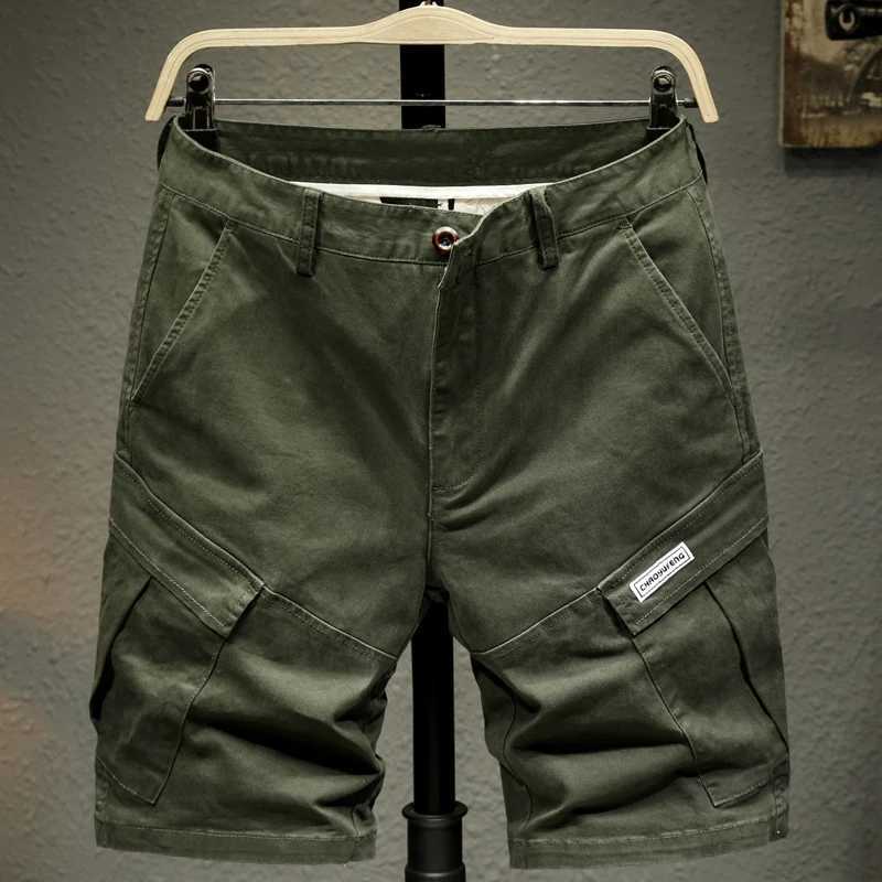 Army cargo shorts mens 2024 new mens casual shorts mens loose work shorts mens outdoor hiking shorts Plus size 28-40W240713