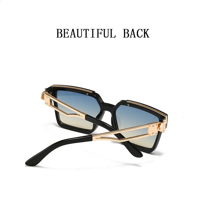 Fashion Sunglasses For Men Vacation Oculos Vintage Square Glasses er Sunglasses Lentes Drop Gafas Lunette 241007