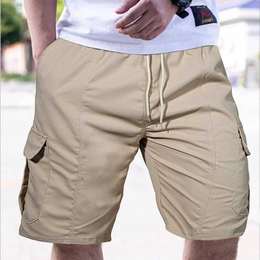 Mens tactical cargo shorts tactical military work shorts summer gym fitness jogging casual running breathable cargo shortsW240713