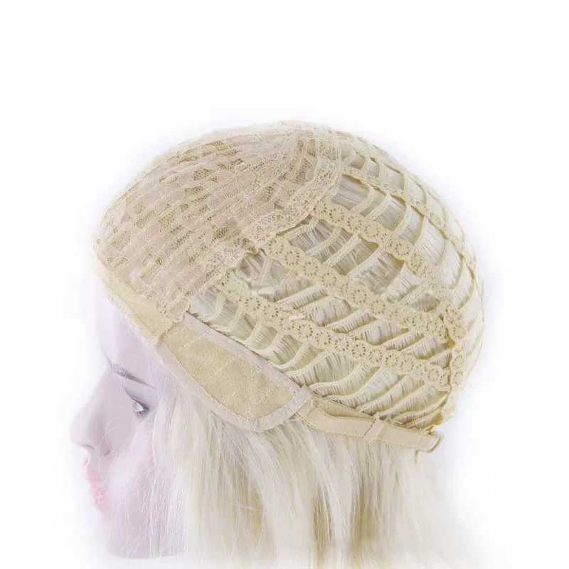 Long Wave Hair Wig Womens Gradient White Curly Synthetic Hair Manufacturer Wholesale Stock AvailableXJ241008