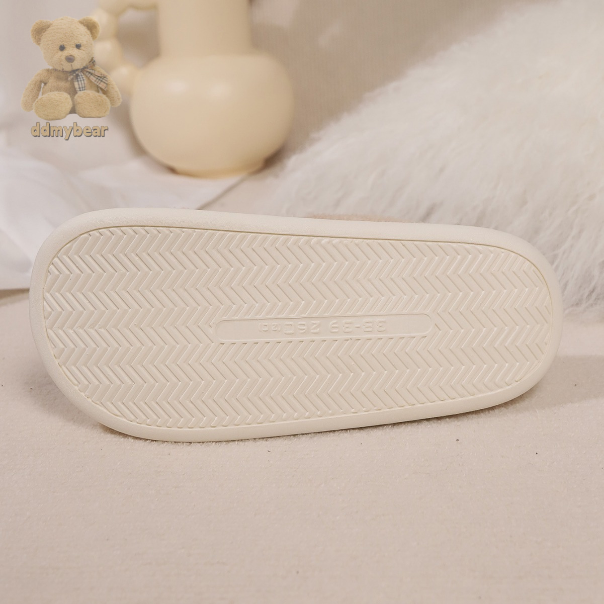 Ddmybear Elk Cotton Cute Cartoon Indoor And Outdoor Wear Warm, Non Slip, Comfortable Casual Couple Slippers Chinese Brand Shoes F1008-15.5