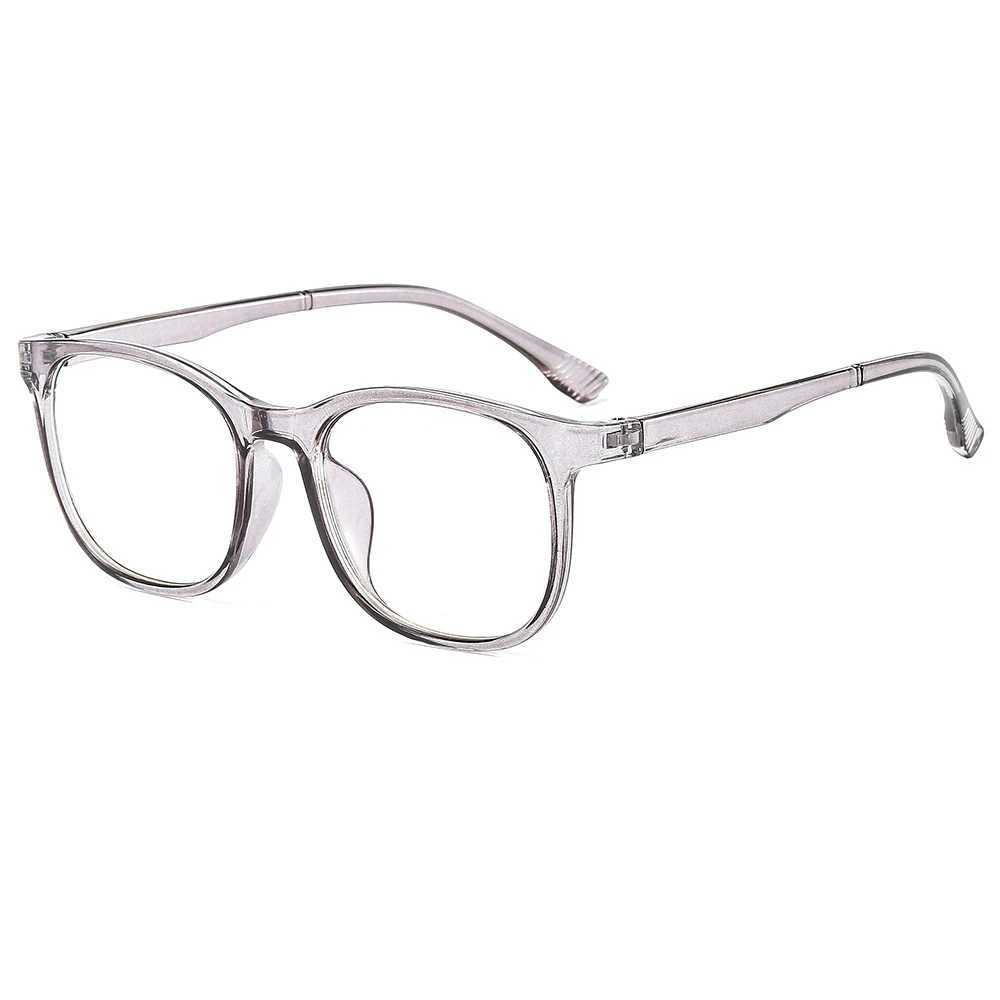 Transparent Computer Glasses Frame Women Men Anti Blue Light square Eyewear Blocking Glasses Optical Spectacle Eyeglass roundX241008
