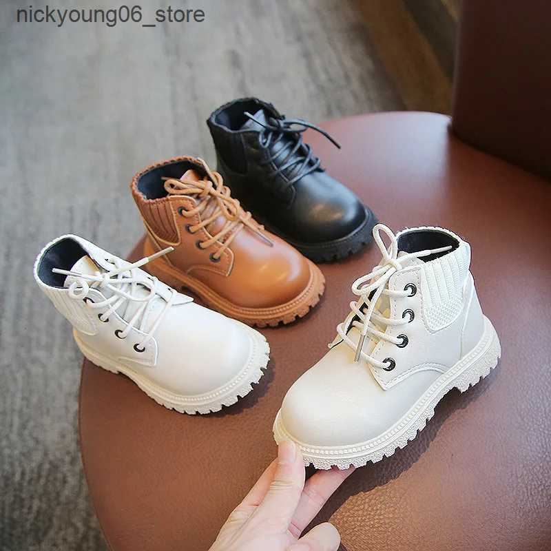 Boots Baby Boots Kids Shoe for Girl Winter Shoe Solid Ankle Boots Baby Girl Shoe Snow Boot Boy Boot Toddler Boot Zapatos Nia Botas L240910