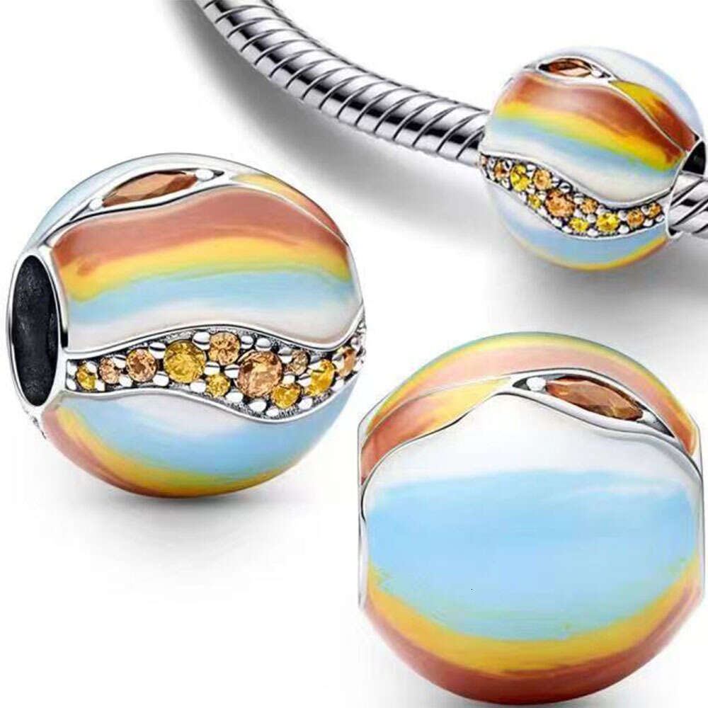 925 Silver Cosmic Planet Series Charm Butterfly Bead Octopus conch Pendant Fit Original Bracelet Women Jewelry DIY Gift Making For Women