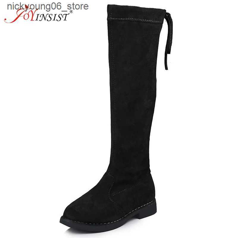 Boots Girls Knee-high Boots Princess Edition Childrens Tall Boots 2024 Children High Kids Shoes Bota Kid L240910